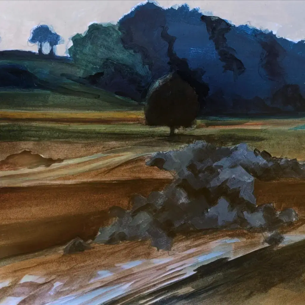 harmonies du paysage - production d'élève