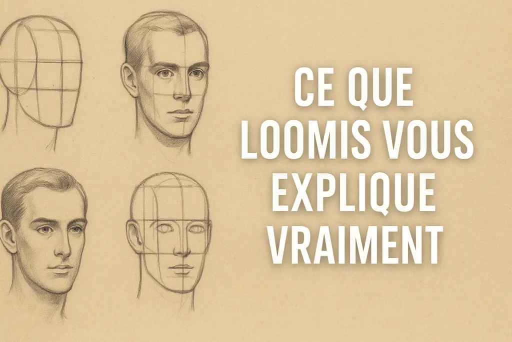 Apprendre le portrait avec la méthode Loomis