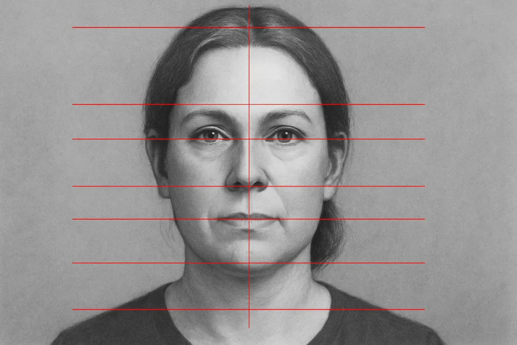 proportions du portrait