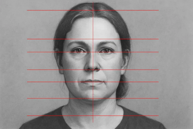 proportions du portrait