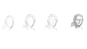 dessiner la tête rapidement et simplement