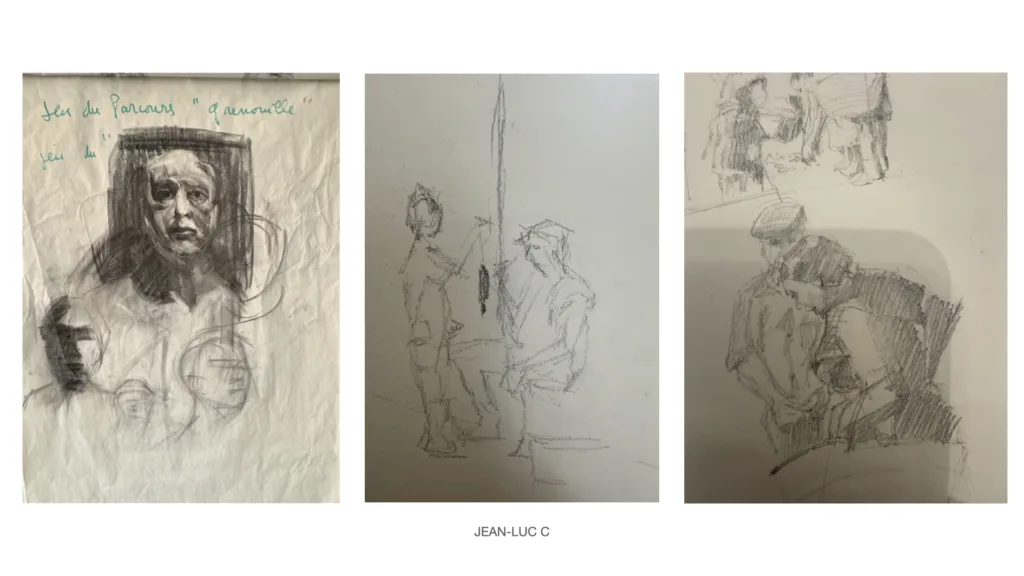 Dessins de membres d'un autre atelier