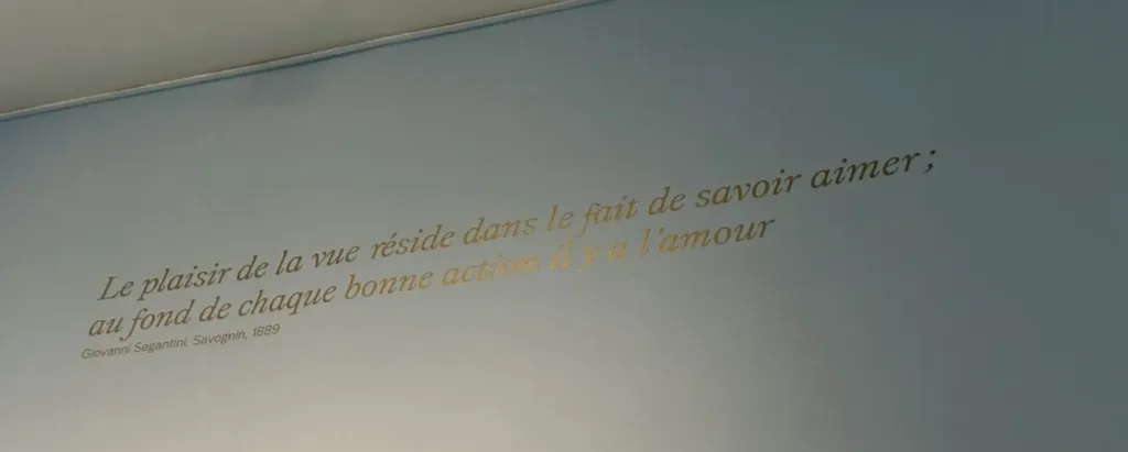 Giovanni Segantini citation