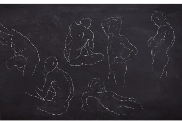 dessiner le mouvement du corps simplement