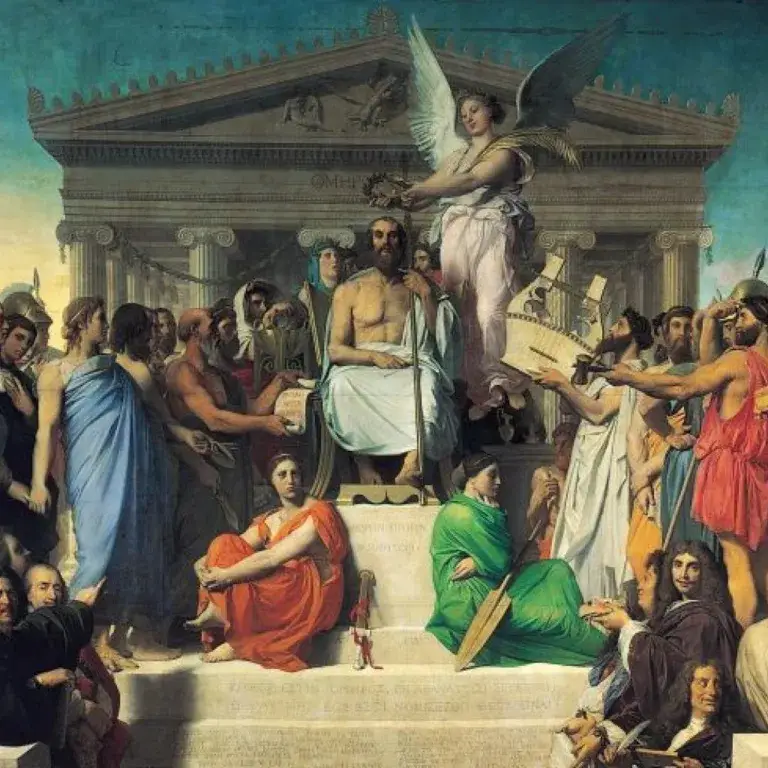 l'apothéose d'Homère