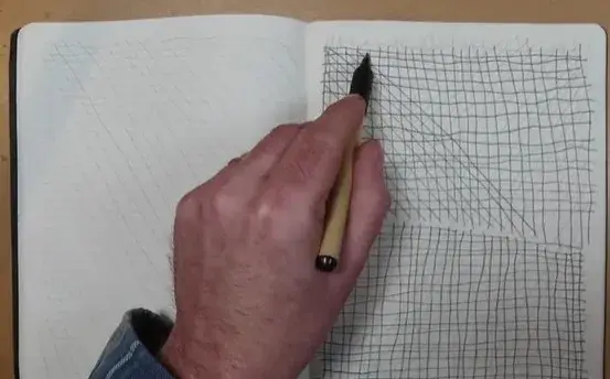 tracer des lignes droites pour assurer le geste