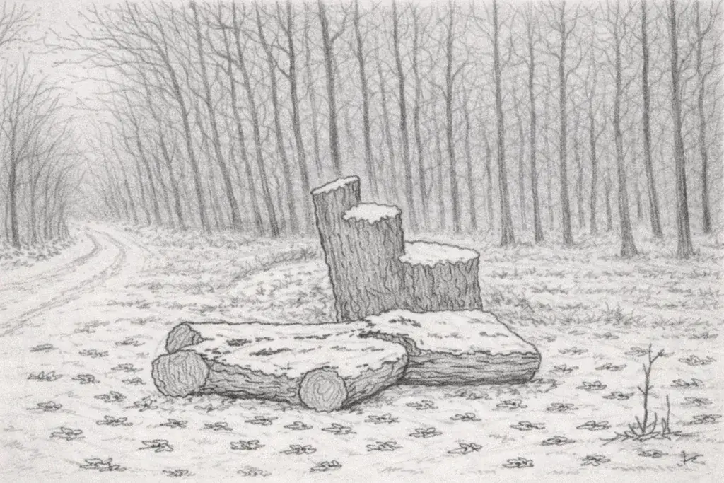 dessin naif paysage