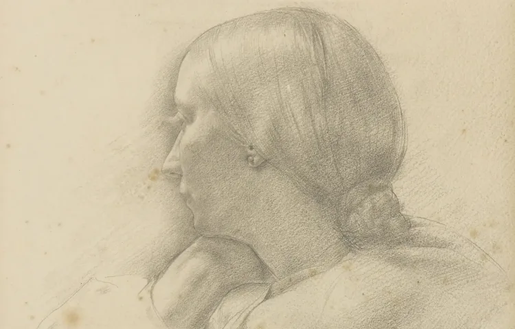 Winifred-Knights-portrait profil pdc contraste doux T4 trame vt Winifred-Knights-portrait profil pdc contraste doux T4 trame vt