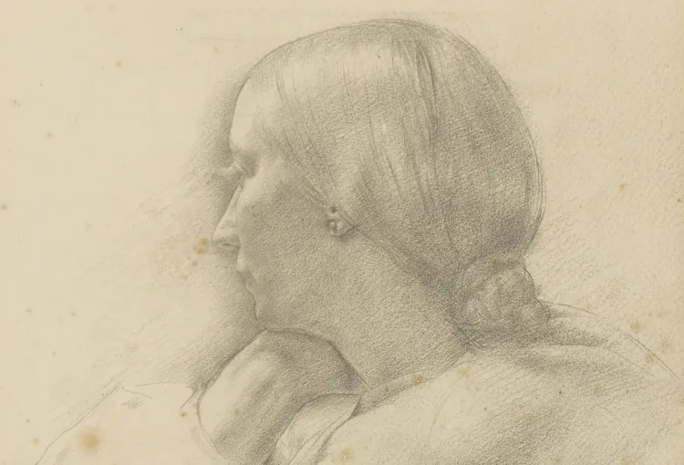 Winifred-Knights-portrait profil pdc contraste doux T4 trame vt Winifred-Knights-portrait profil pdc contraste doux T4 trame vt