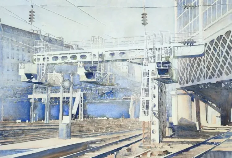 gare-saint-lazare-quai-27-2023-73-x-92-cm-aquarelle-sur-papier-maroufle-sur-toile-scaled-r5i5ros890wpb585l7hfeyv6527t9n8pkay2ed0i7c Michel Perot